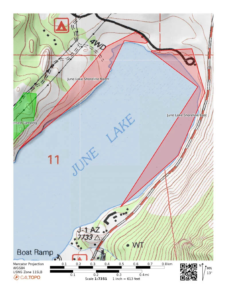 June Lake Shoreline