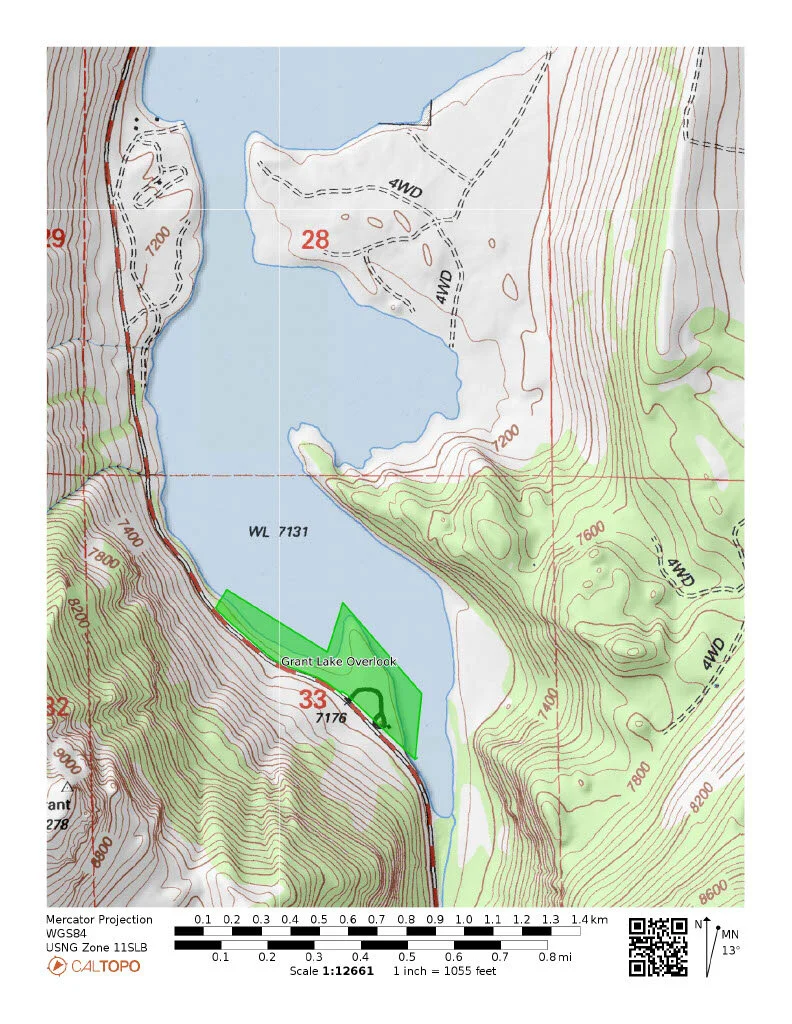 Grant Lake Dispersed Camping