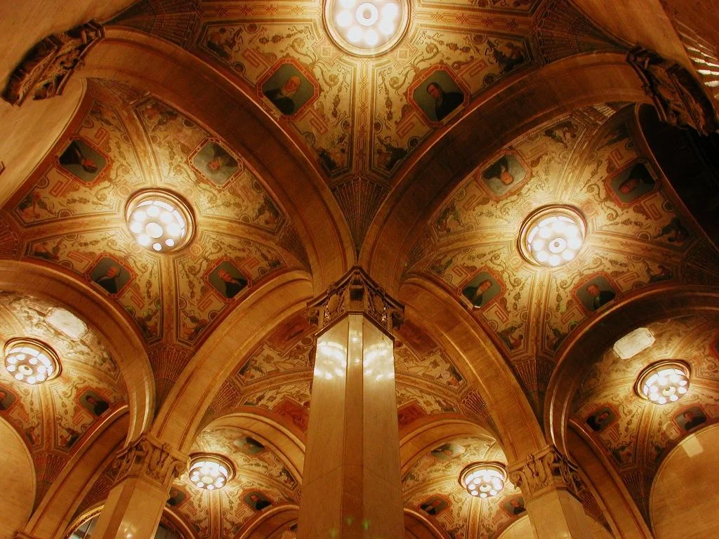 03a - AE Smith Existing Ceiling at Entry Hall.JPG