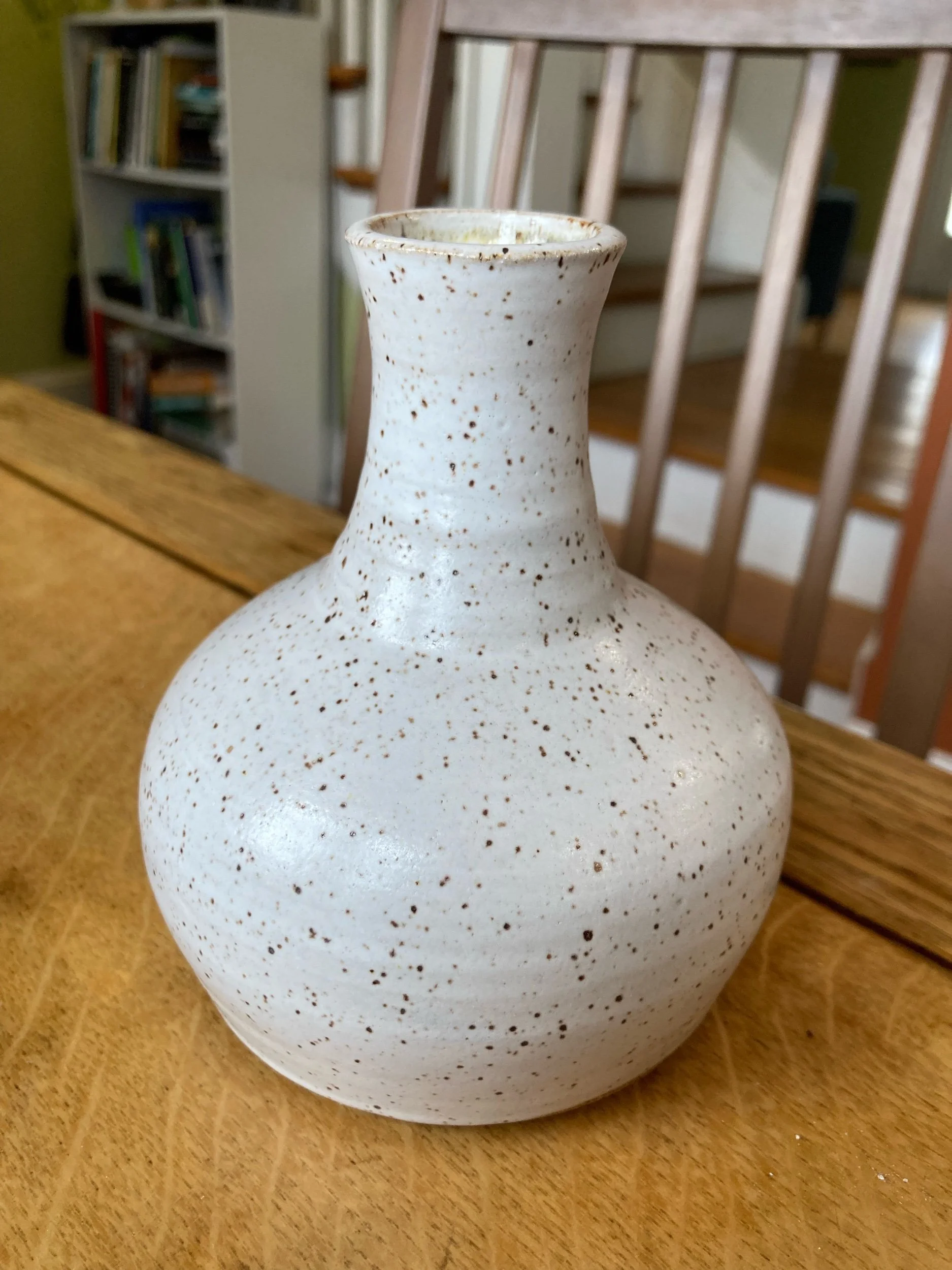 Medium White Vase