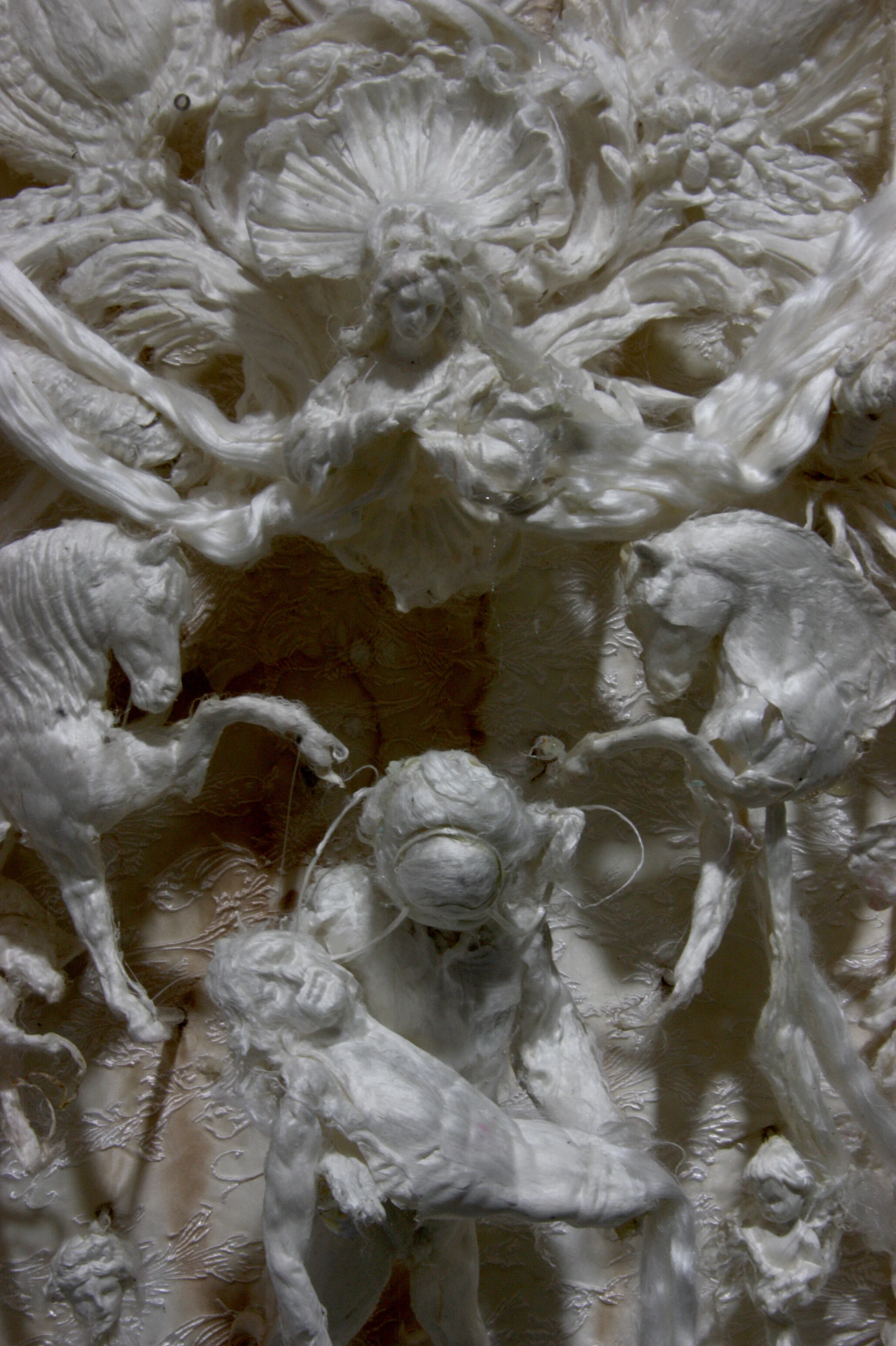  Cosmic pieta. (Silk relieves 2.0 series). (2019)