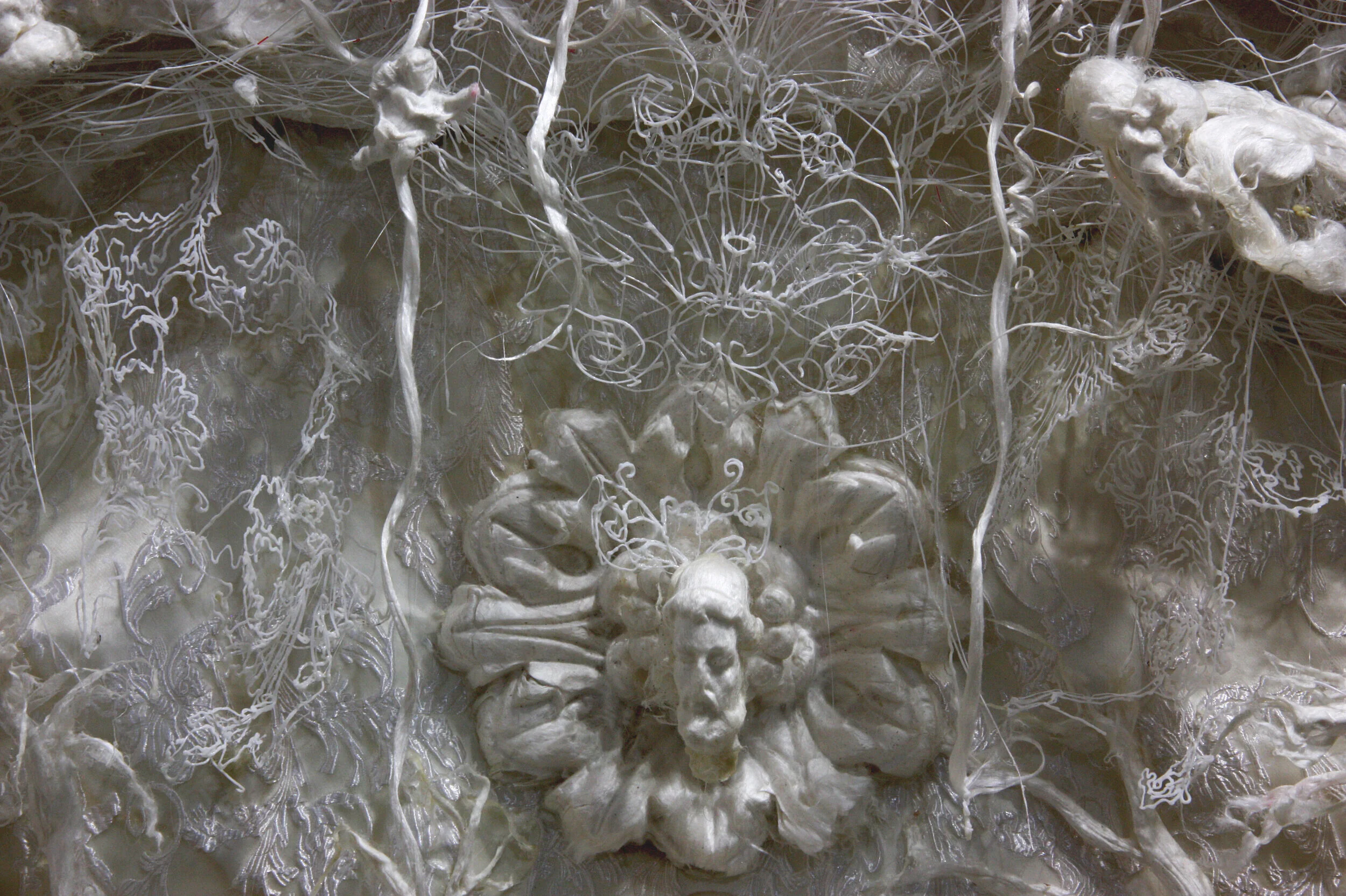 The rut. The rut. (Silk reliefs series). 2018