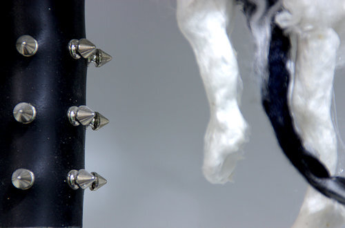 The black bile machine (detail). 2015. Marble veins series