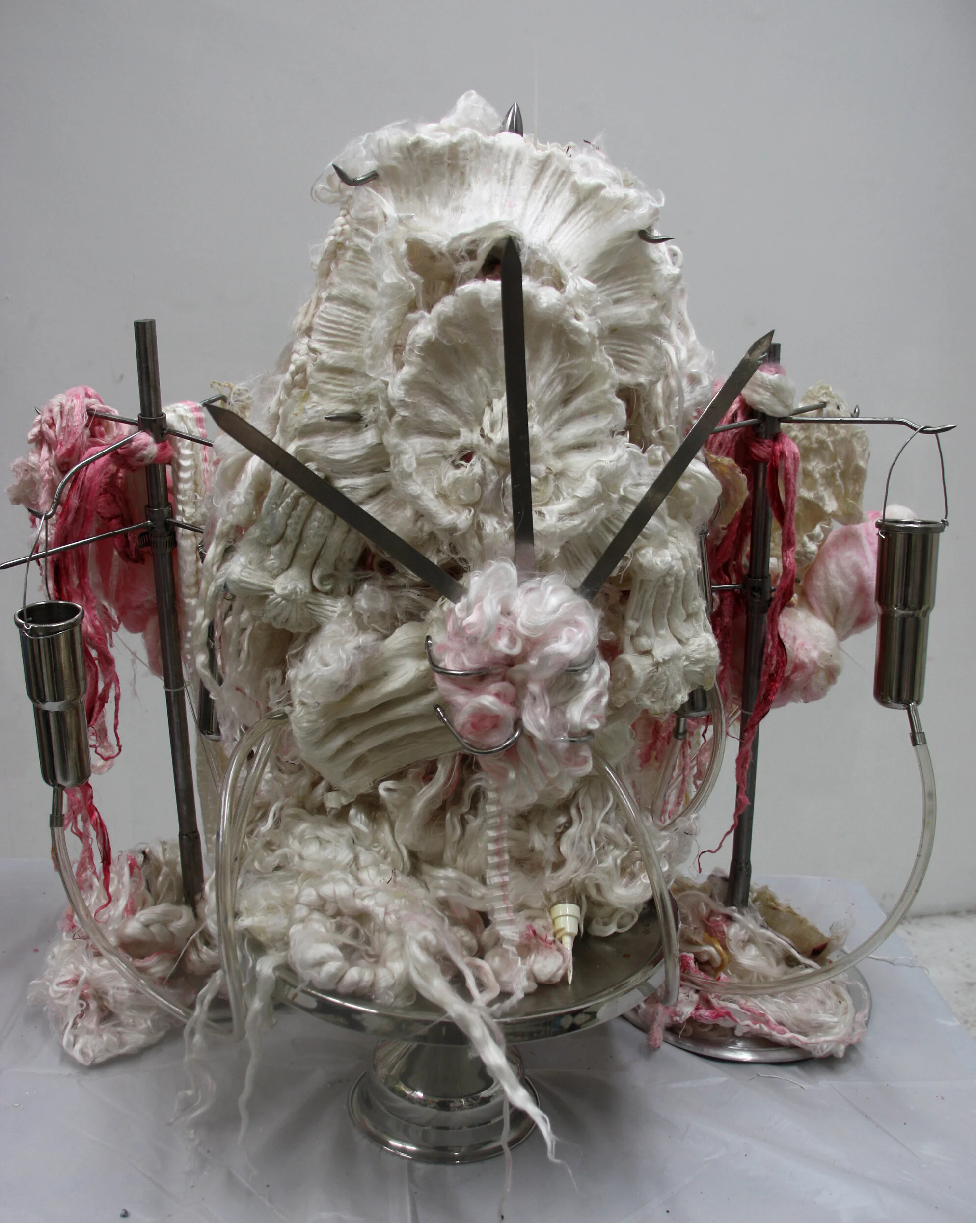 The extraction of the stone of madness after Bosch.  The extraction of the stone of madness after Bosch. (Marble veins series 2019)