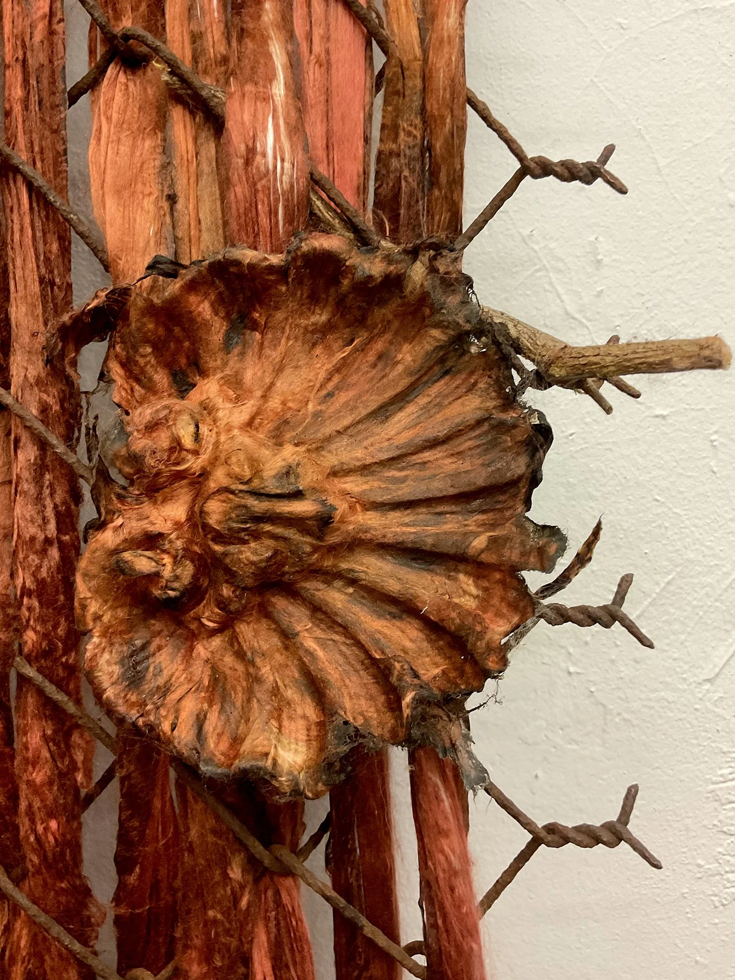 The Sacred Family church emerging from a copper quantum computer