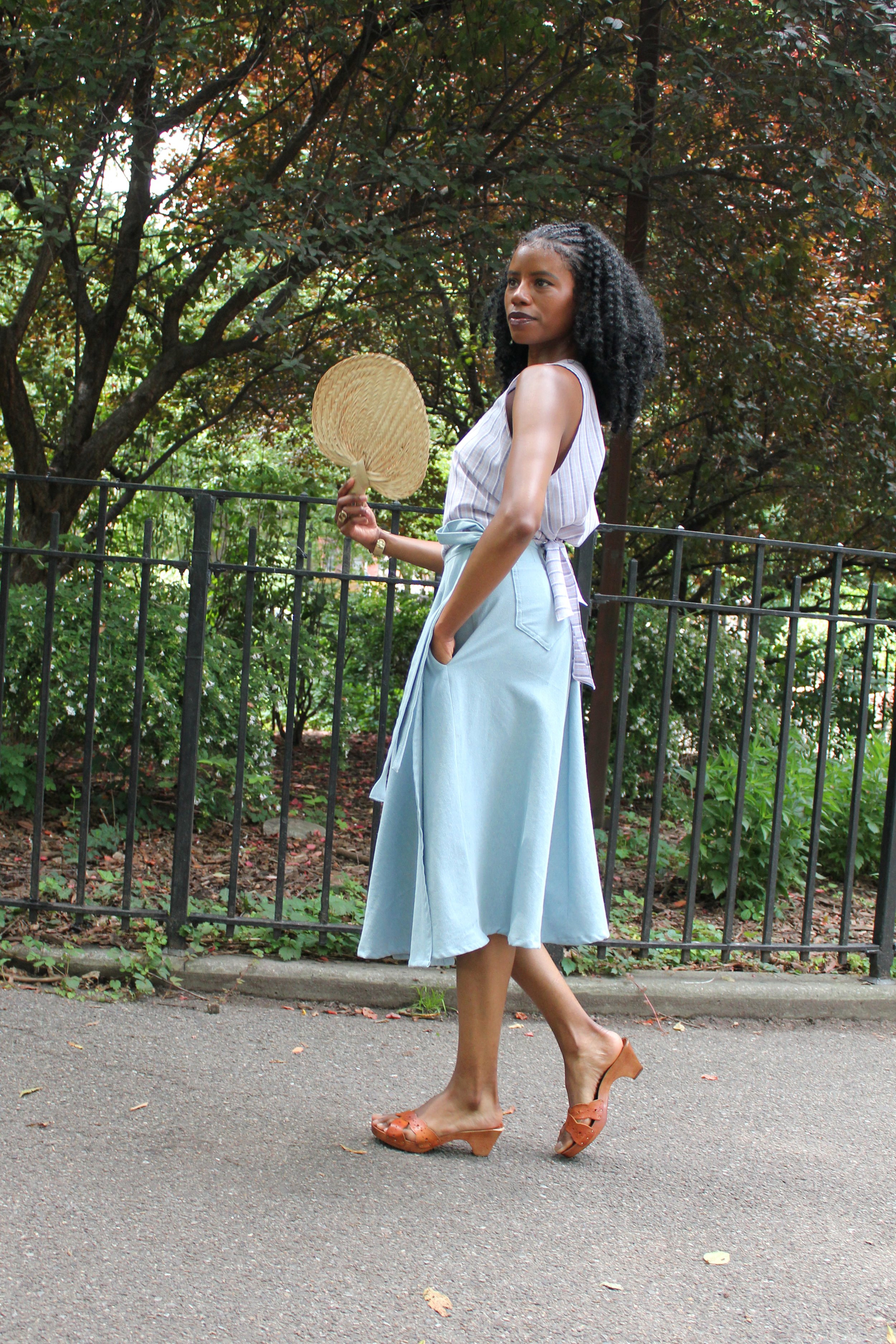 Maya Denim Wrap Skirt Side.jpg