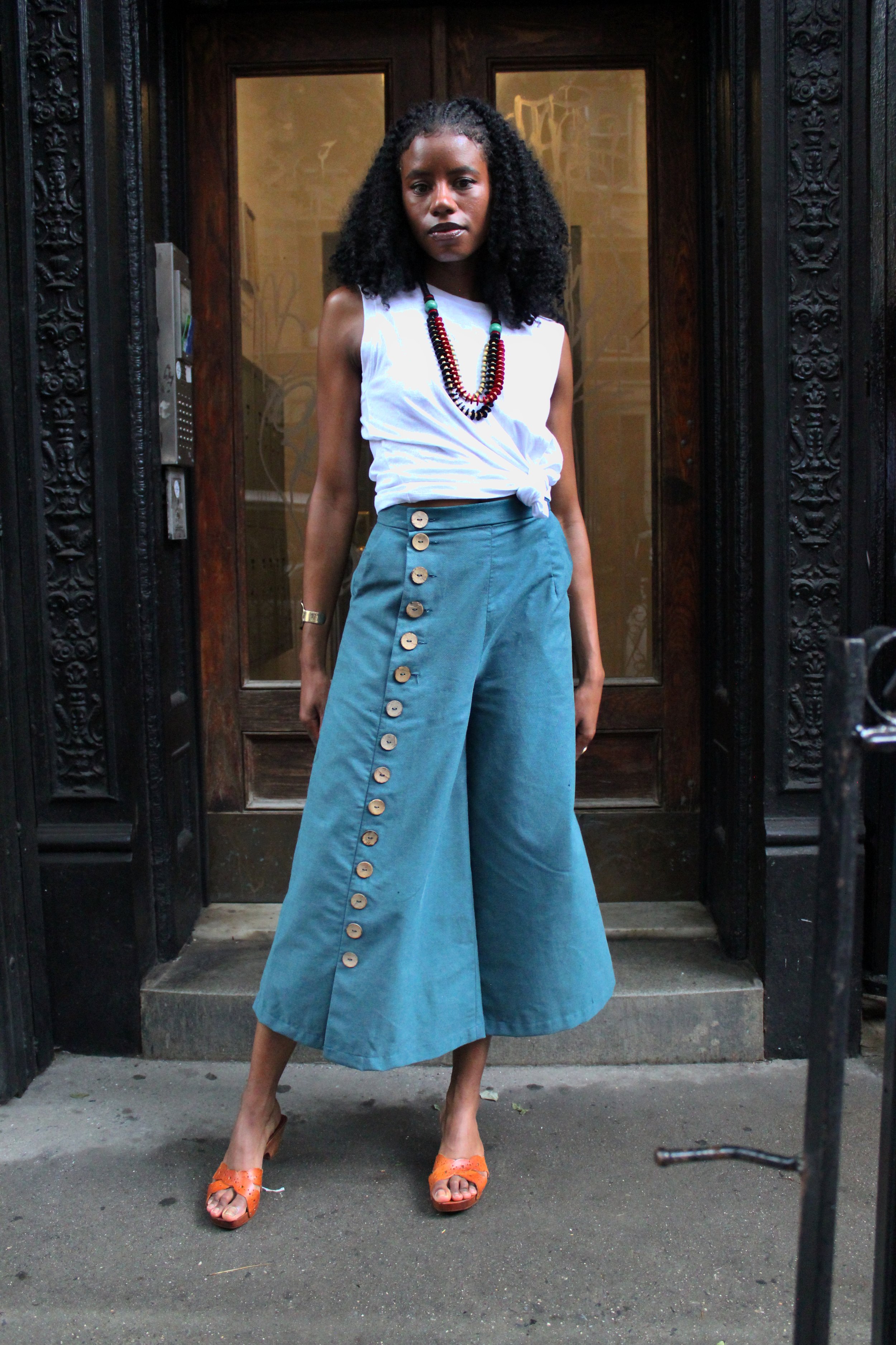 Maya Button Down Pant Teal 3.jpg