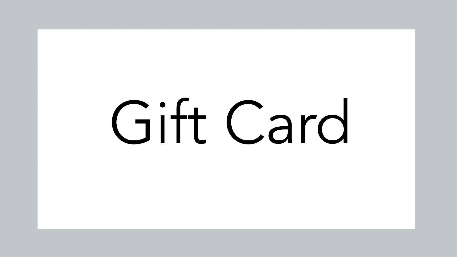 Gift Card