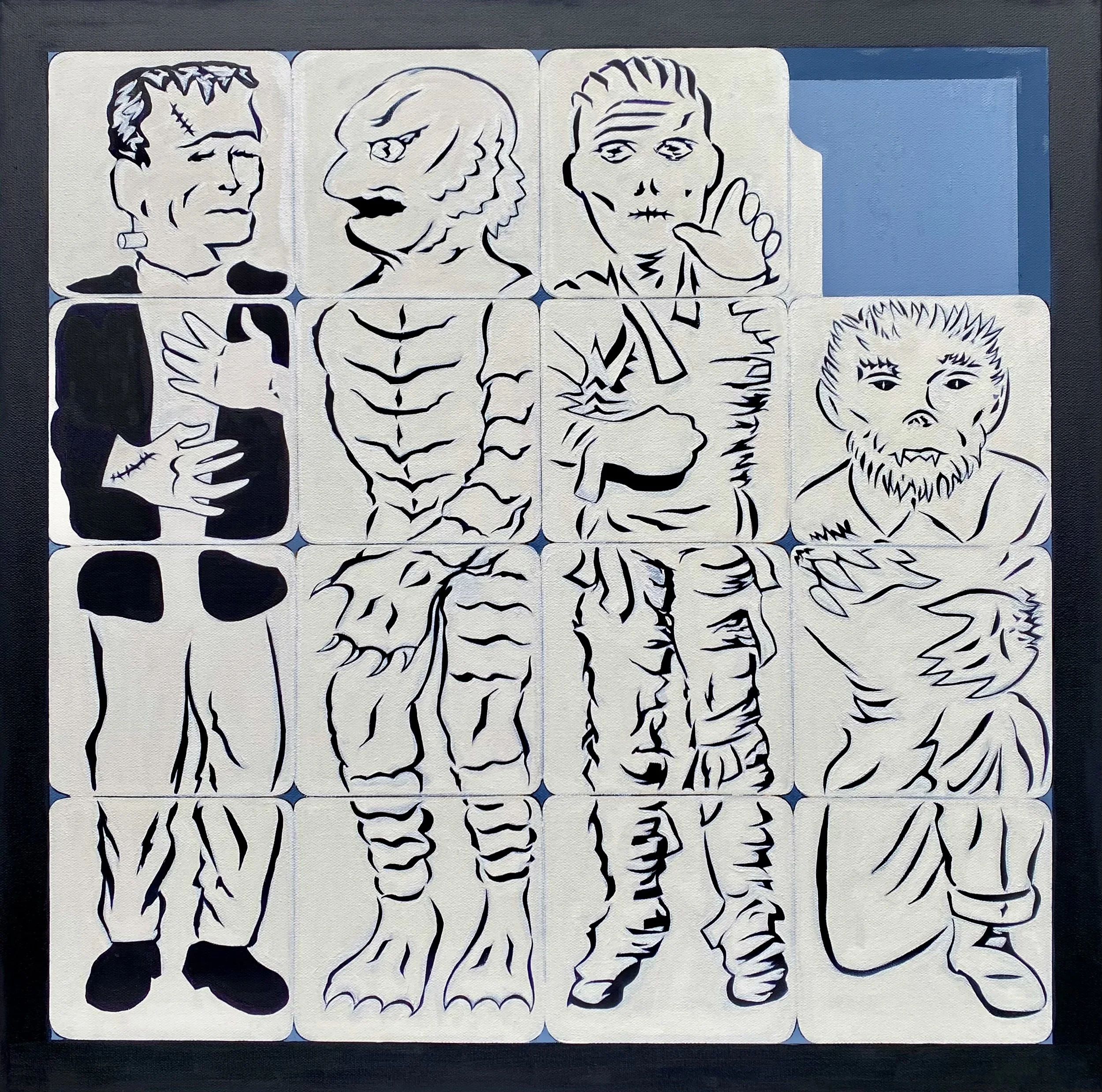 MONSTERS SLIDE PUZZLE