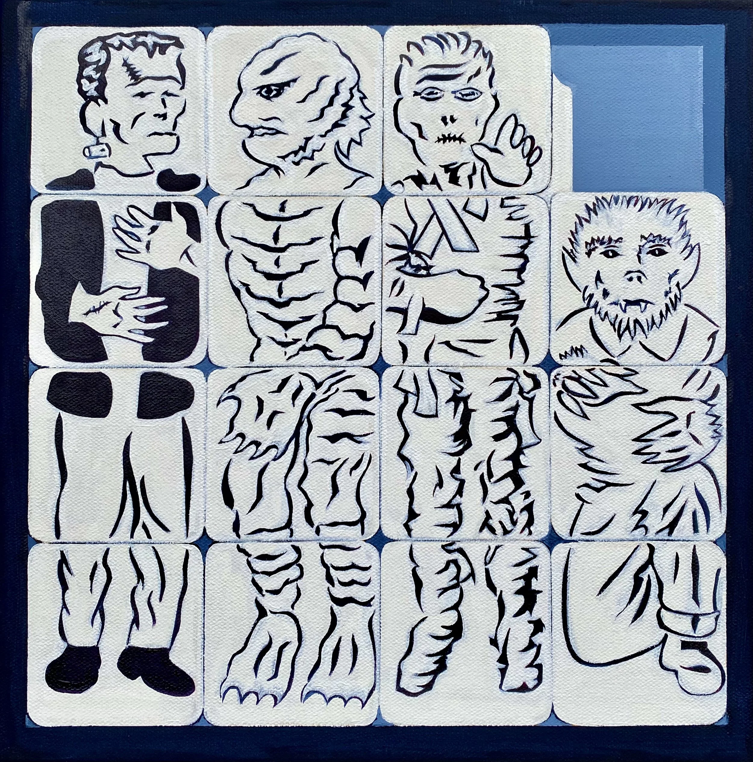 MONSTERS SLIDE PUZZLE #2