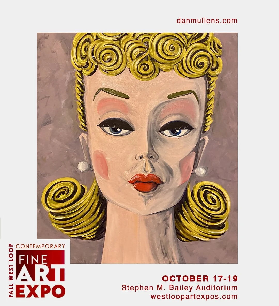 Two massive Art Fairs happening next month, where I&rsquo;ll be introducing 20 new paintings from my Barbie, and Slide Puzzle series. The West Loop Fine Art Expo (Oct 17-19 @ Plumber&rsquo;s Hall in the West Loop) and The Other Art Fair (Oct 30-Nov 2
