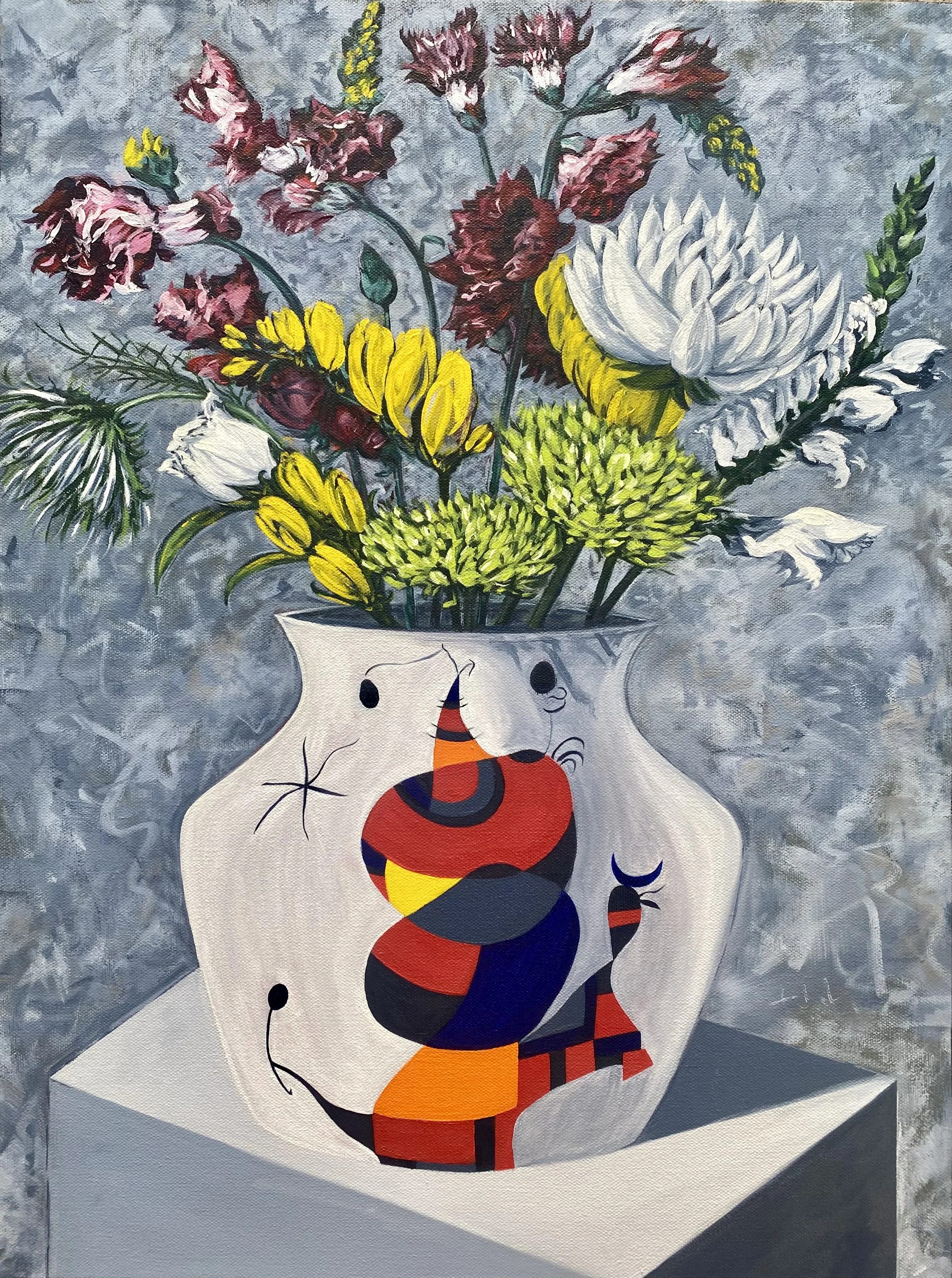 Floral w/ Miro’ Vase #2