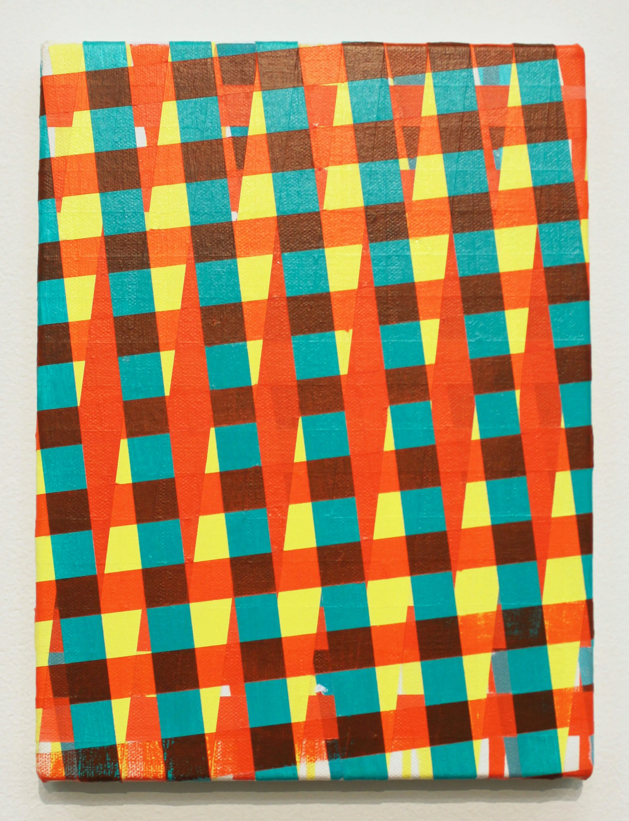 Untitled (Additive Grid, Red/Orange, Blue/Green, Yellow)