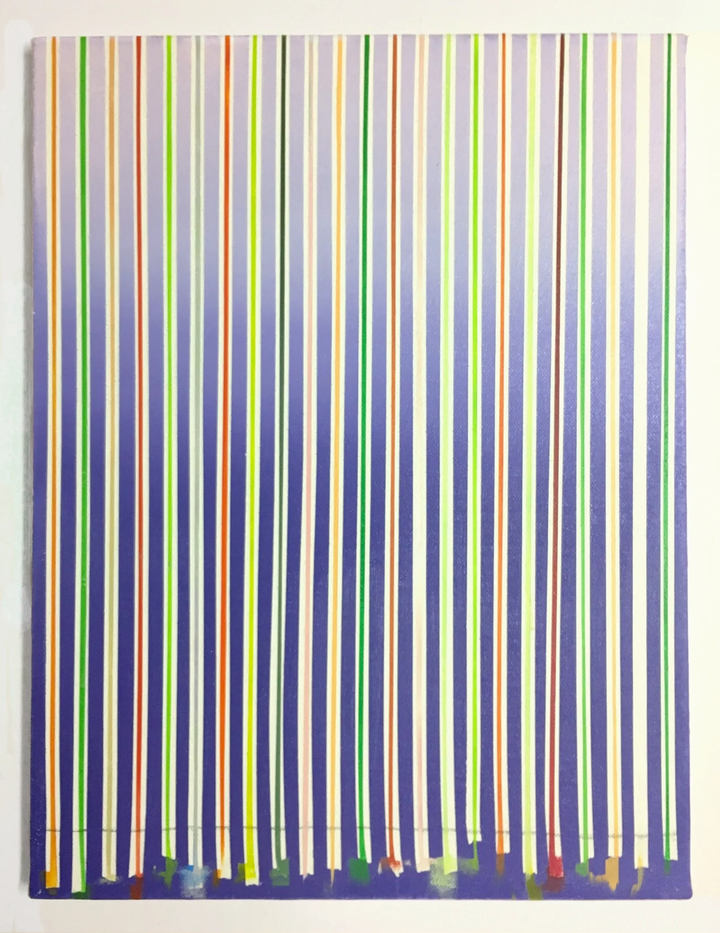 Untitled (Margin - Violet Base, Polychrome)