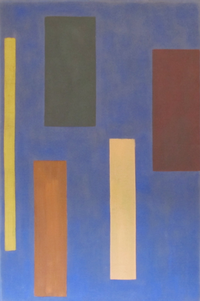 Delta , 1970-71, acrylic on linen, 219 x 145 cm.
