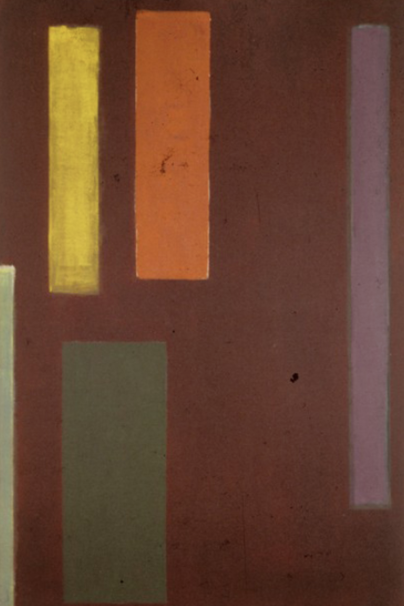 Levant , 1970, acrylic on linen, 219 x 145 cm.
