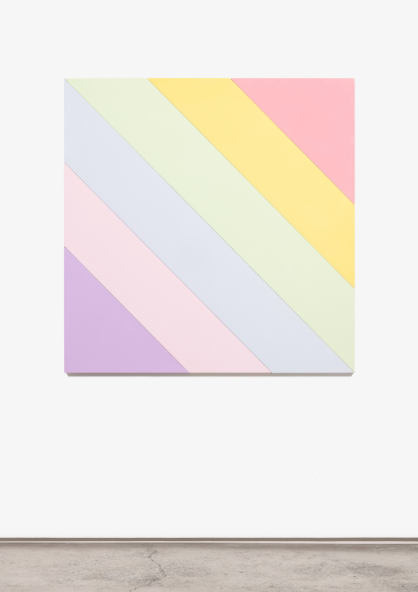 Chromix Lumina #12 , 2016, automotive enamel on aluminium, 139.7 x 137.2 cm.