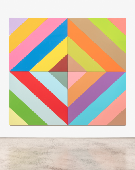 Chromix Lumina 14 , 2017-2018, automotive enamel on aluminium, 240 x 260 cm, edition of 3 plus 2 APs.
