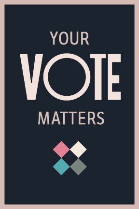 Your Vote Matters postcard