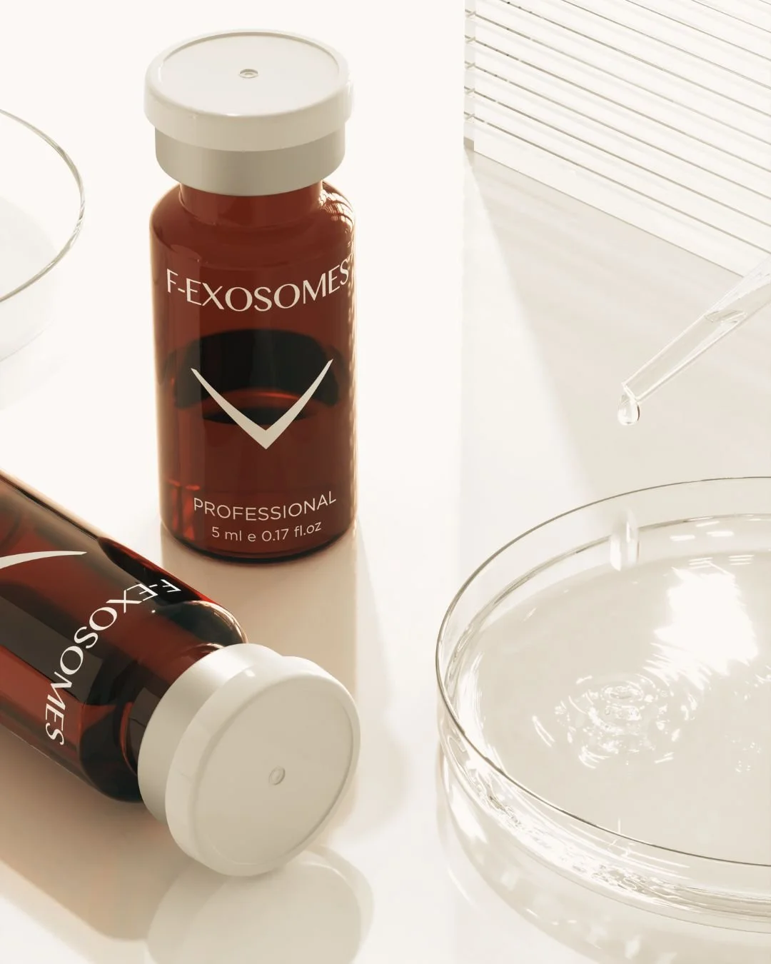 Our latest love 💖

F-EXOSOMES vial combines advanced science and technology to revolutionize skincare ✨.

Exosomes, 500 times smaller than human pores, act as powerful bioactive messengers, optimizing cellular regeneration and promoting healthier, m