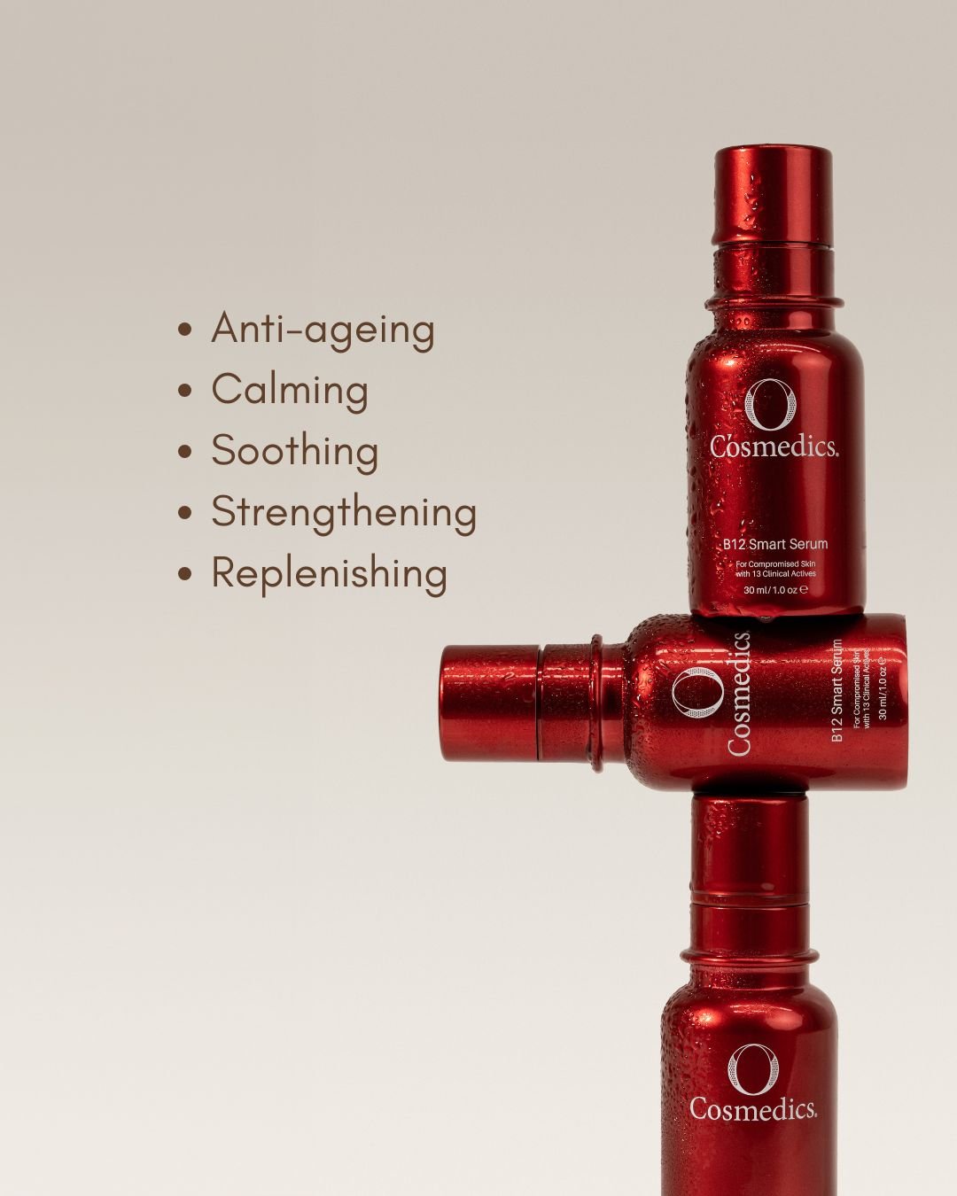 𝐎 𝐂𝐨𝐬𝐦𝐞𝐝𝐢𝐜𝐬 - 𝐁𝟏𝟐 𝐒𝐦𝐚𝐫𝐭 𝐒𝐞𝐫𝐮𝐦👏

B12 Smart Serum is designed specifically for compromised and imbalanced skin! This advanced serum is packed with 13 clinical actives and powered by the exclusive V8 Peptide Complex&trade;, offer