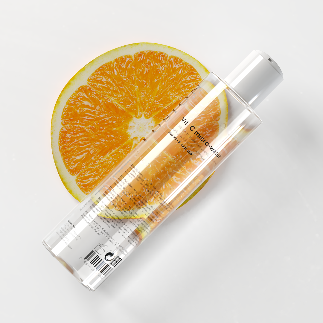 Cosmeceutical Micellar Treatment Lotion. Brightening Vitamin C