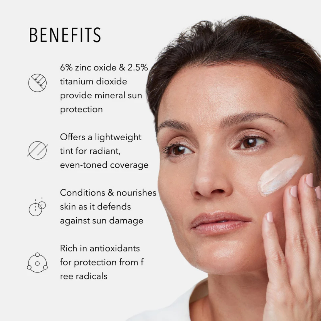 HydroPeptide Solar Defense Tinted with zinc oxide and titanium dioxide mineral sun protection