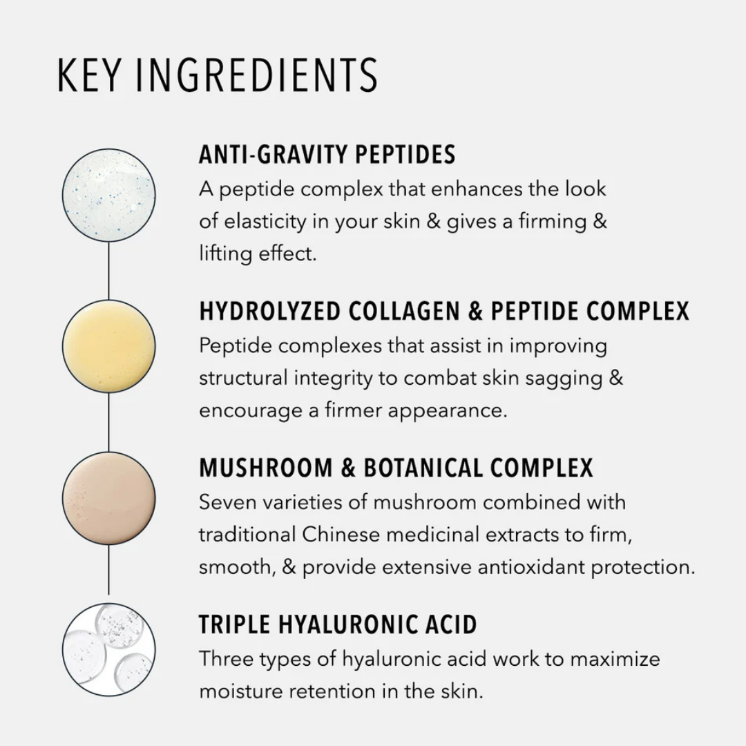 HydroPeptide Firma-Fix Nectar with peptides, hydrolysed collagen, mushroom complex and triple hyaluronic acid