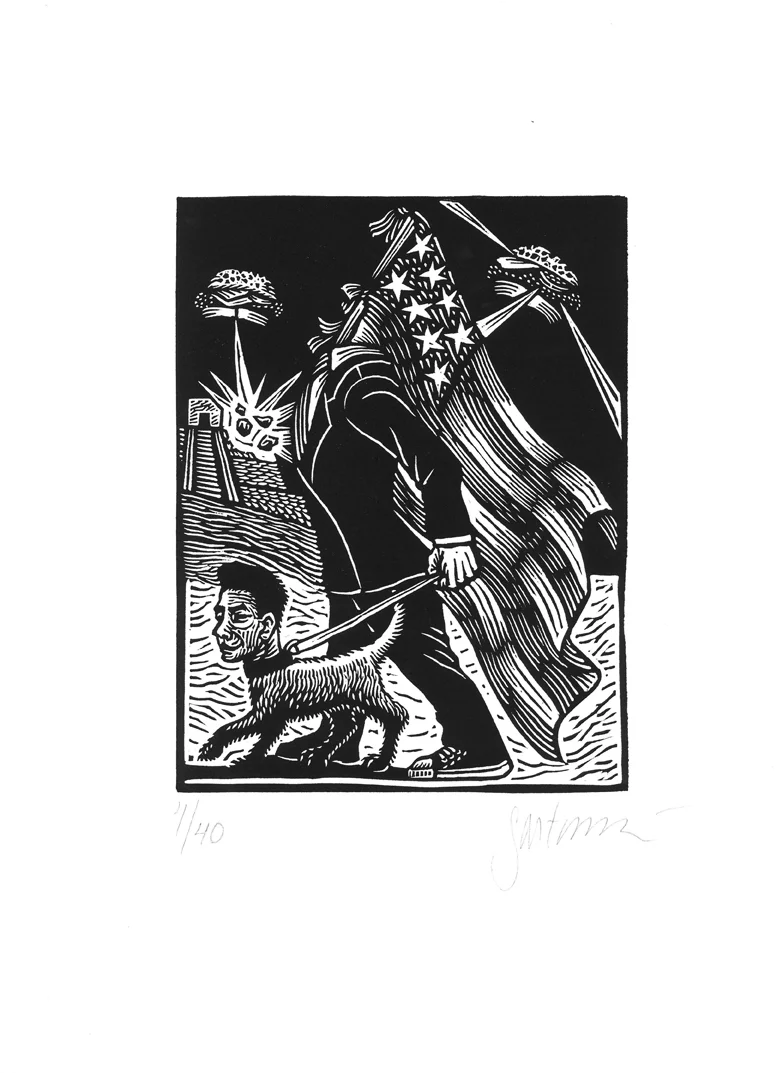 Relief Print by Sergio Sanchez Santamaría