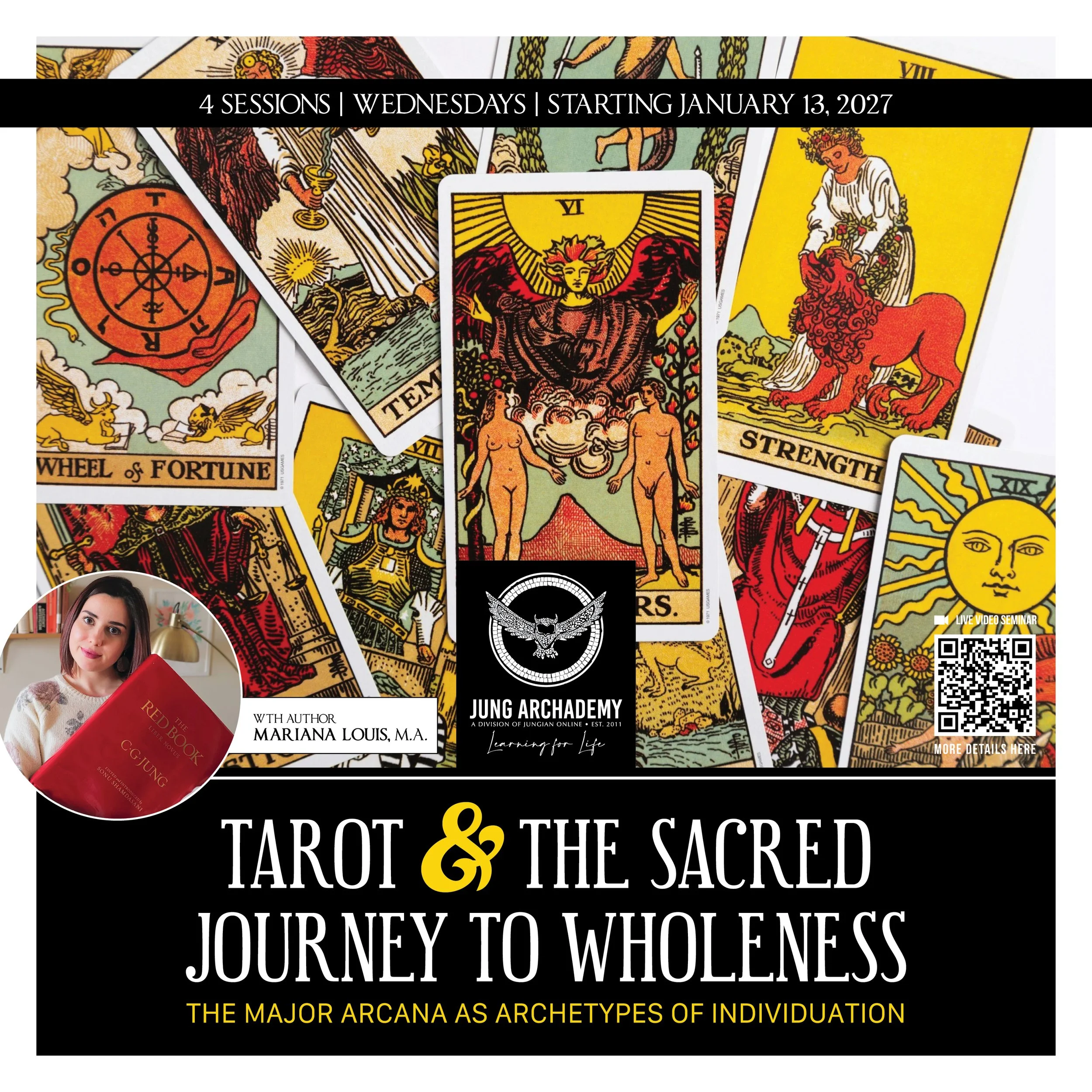 Tarot & the Sacred Journey to Wholeness: The Major Arcana with Mariana Louis