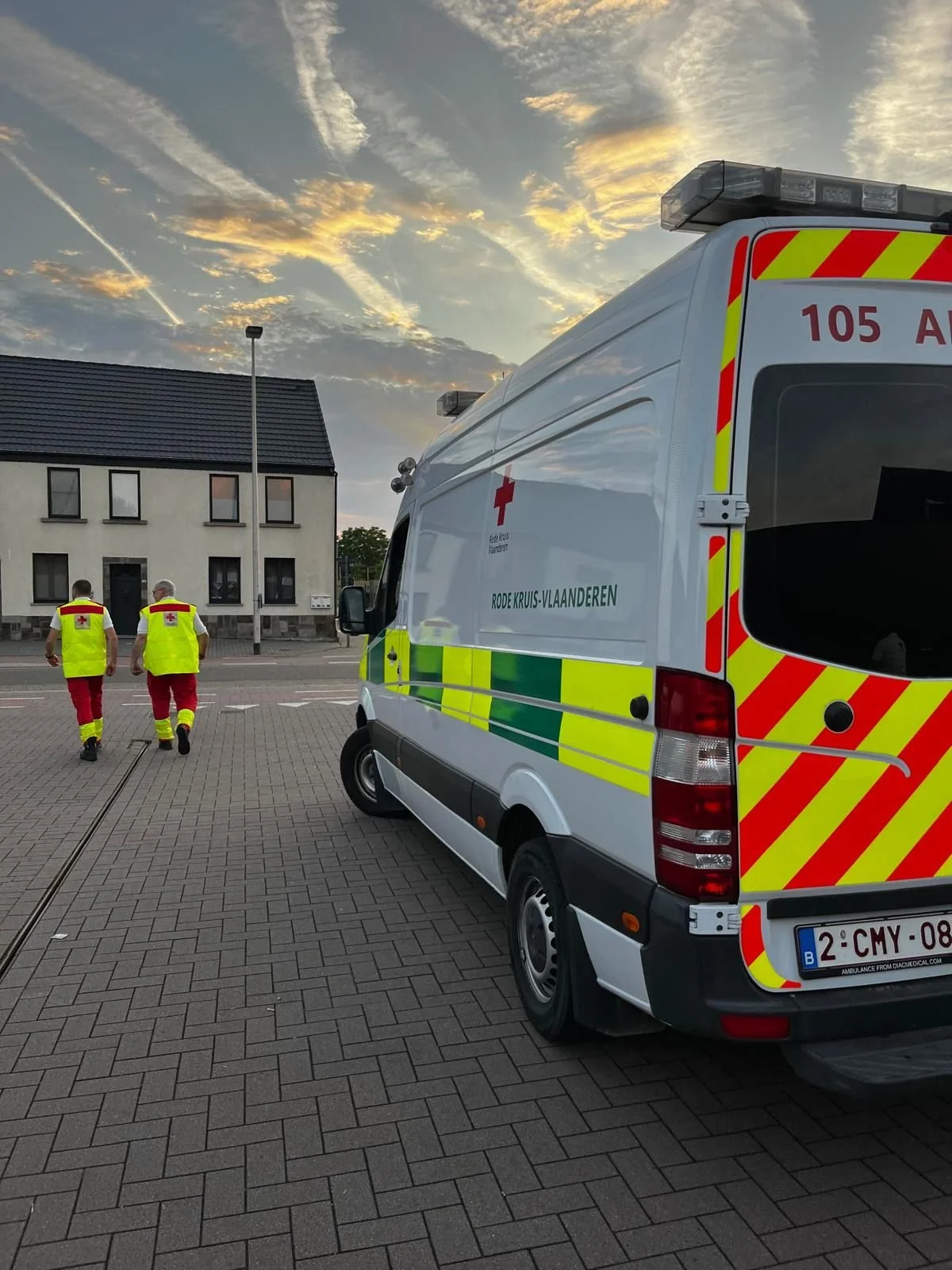 Evacuatie kampplaats Linde Peer