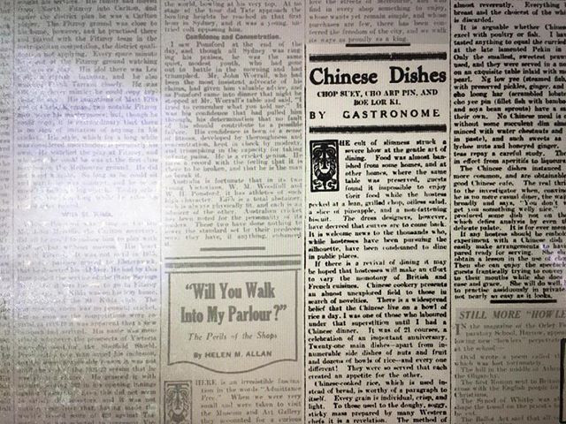 &ldquo;Chinese cookery presents an almost unexplored field to those in search of novelties&rdquo; (The Argus, Melbourne, 1928). Doing some research, how the times have changed! #history #film #documentary #elizabethchongarecipeforliving #elizabethcho