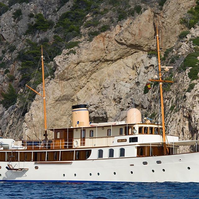 Luxury is... Fair Lady, a glorious 36.9m 1927 motor yacht. Built in the UK by Camper &amp; Nicholson and a wonderful evocation of a gentler and more thoughtful time. Interiors are straight from the period - lots of bookshelves, a card table and not a