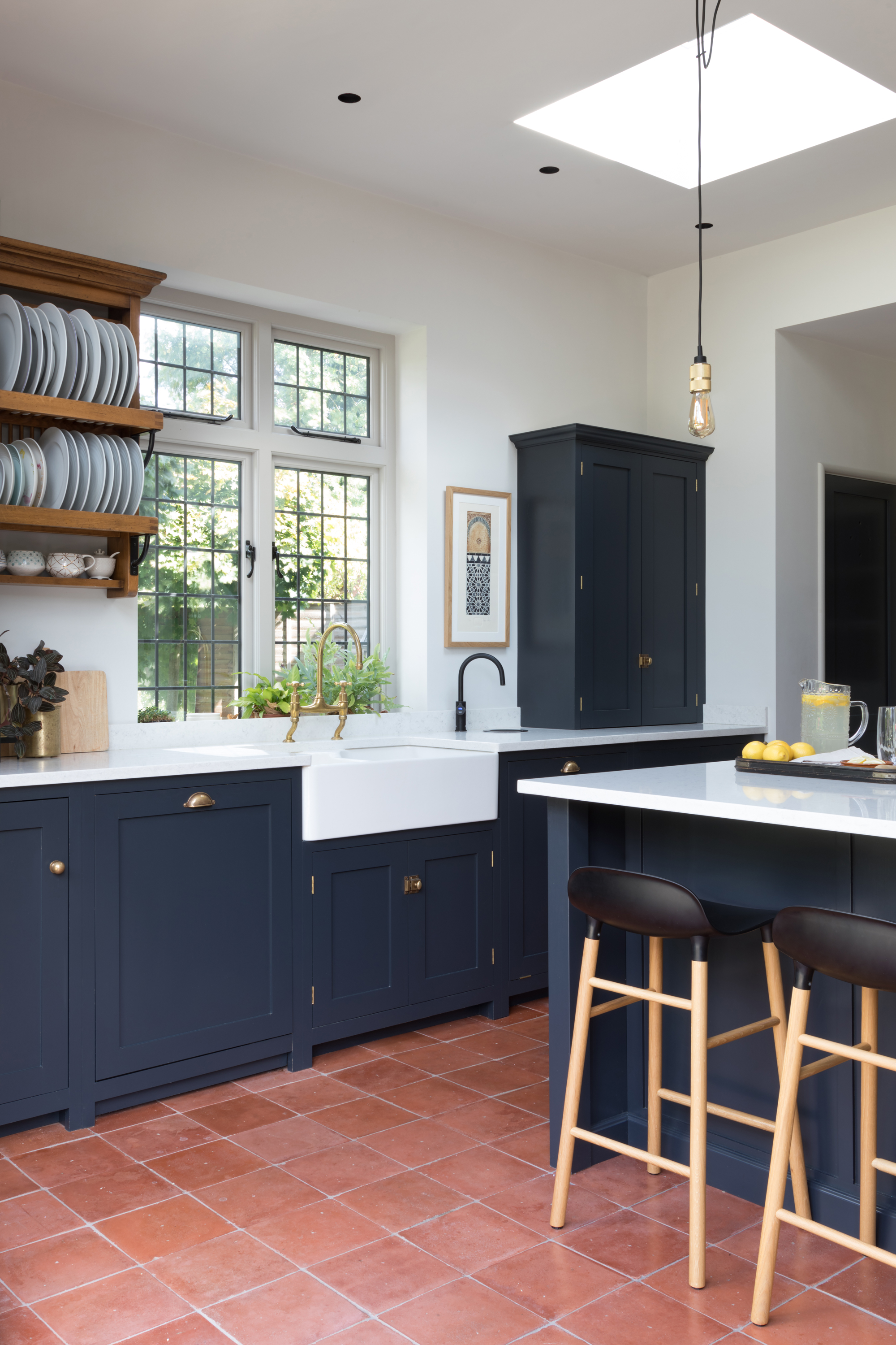 Blue Kitchen Interior Design - Kitchen Design Blue - Featuring a mid