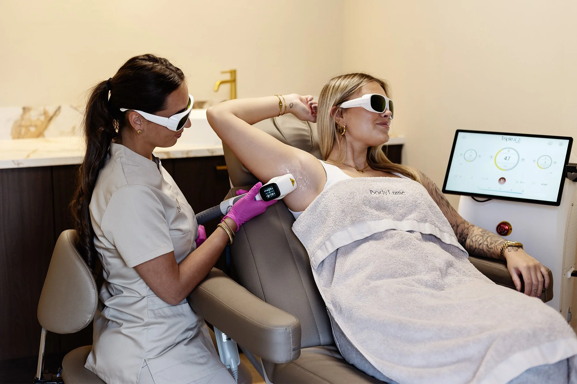  Bedrijfsfotografie voor lasersalon Body Lumé in Monster, gemeente Westland. 