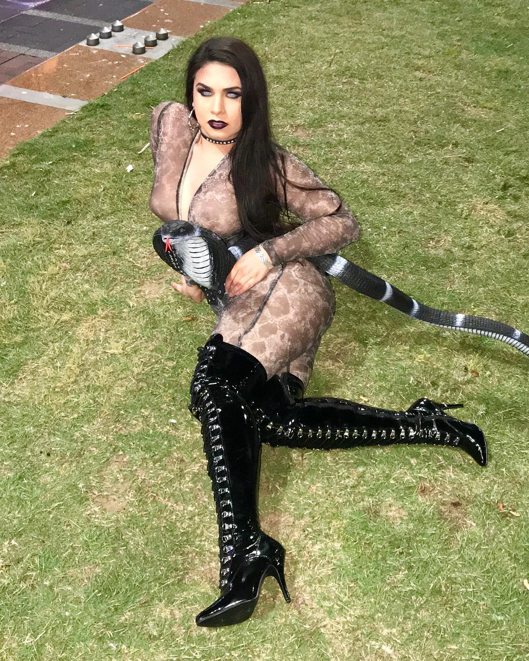 Victoria Anthony as Nagini from Fantastic Beasts, the Crimes of Grindelwald. 