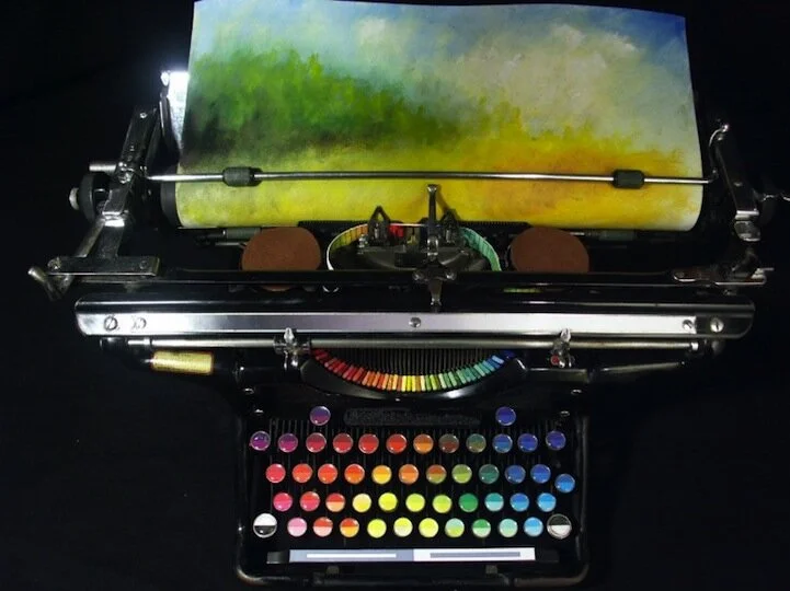 Chromatic typewriter by Tyree Callahan
