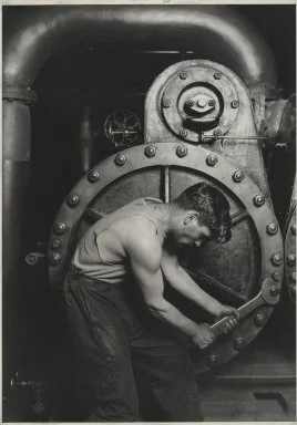 Lewis Wickes Hine (American, 1874-1940). ”Power House Mechanic”