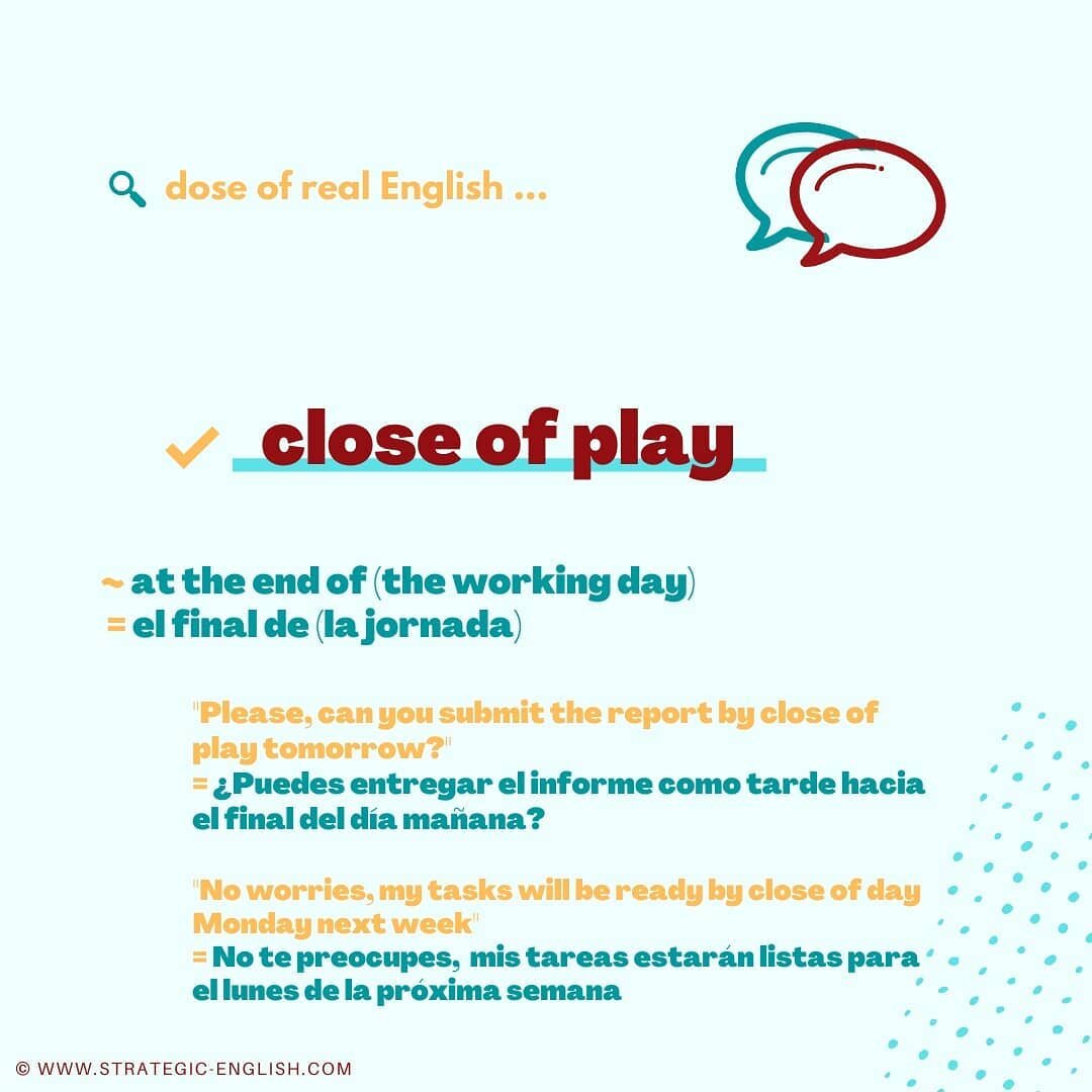 ❗You should use this one at work.

Ayy lo frustrante que es estar con tus amigos y compa&ntilde;eros de trabajo hablando y no enterarte a veces de las expresiones que utilizan o que tu jefe te diga algo y que te quedes con cara de &ldquo;tierra, plea