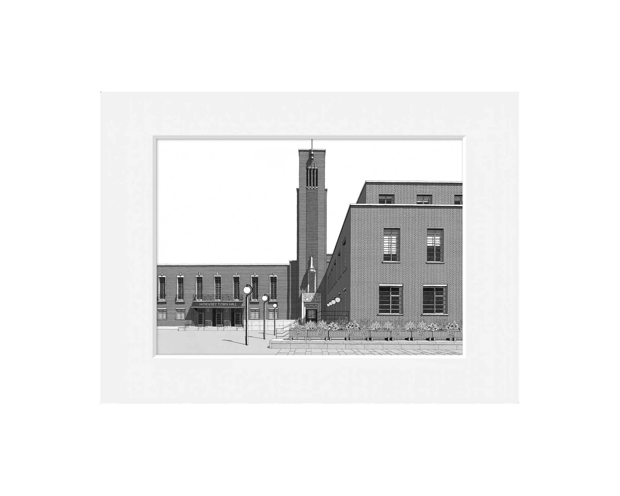 Shop_Framed_Hornsey_Town-Hall-BW-mount_A4.jpg