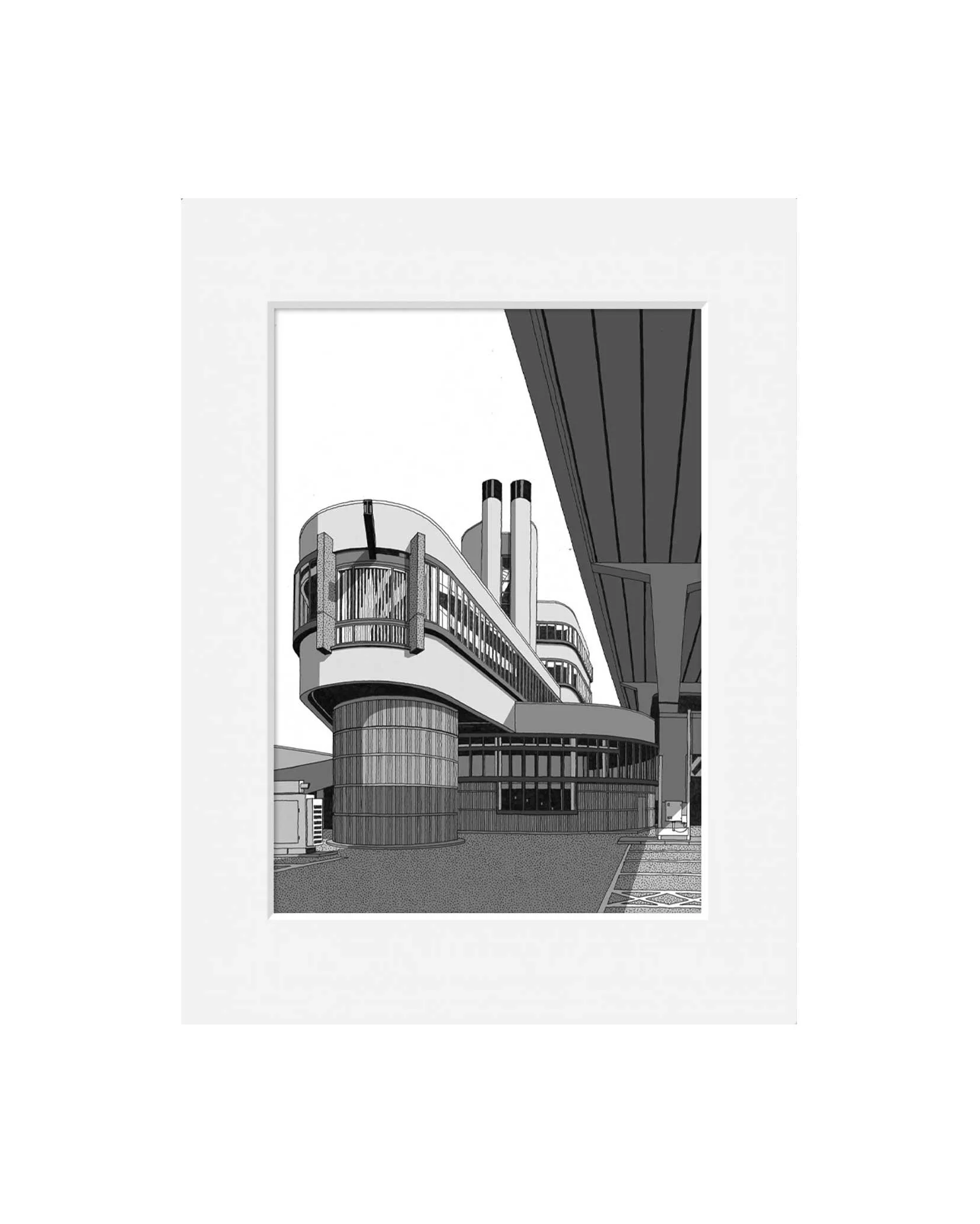 Shop_Framed_Paddington_Battleship_Building-BW-mount_A4.jpg