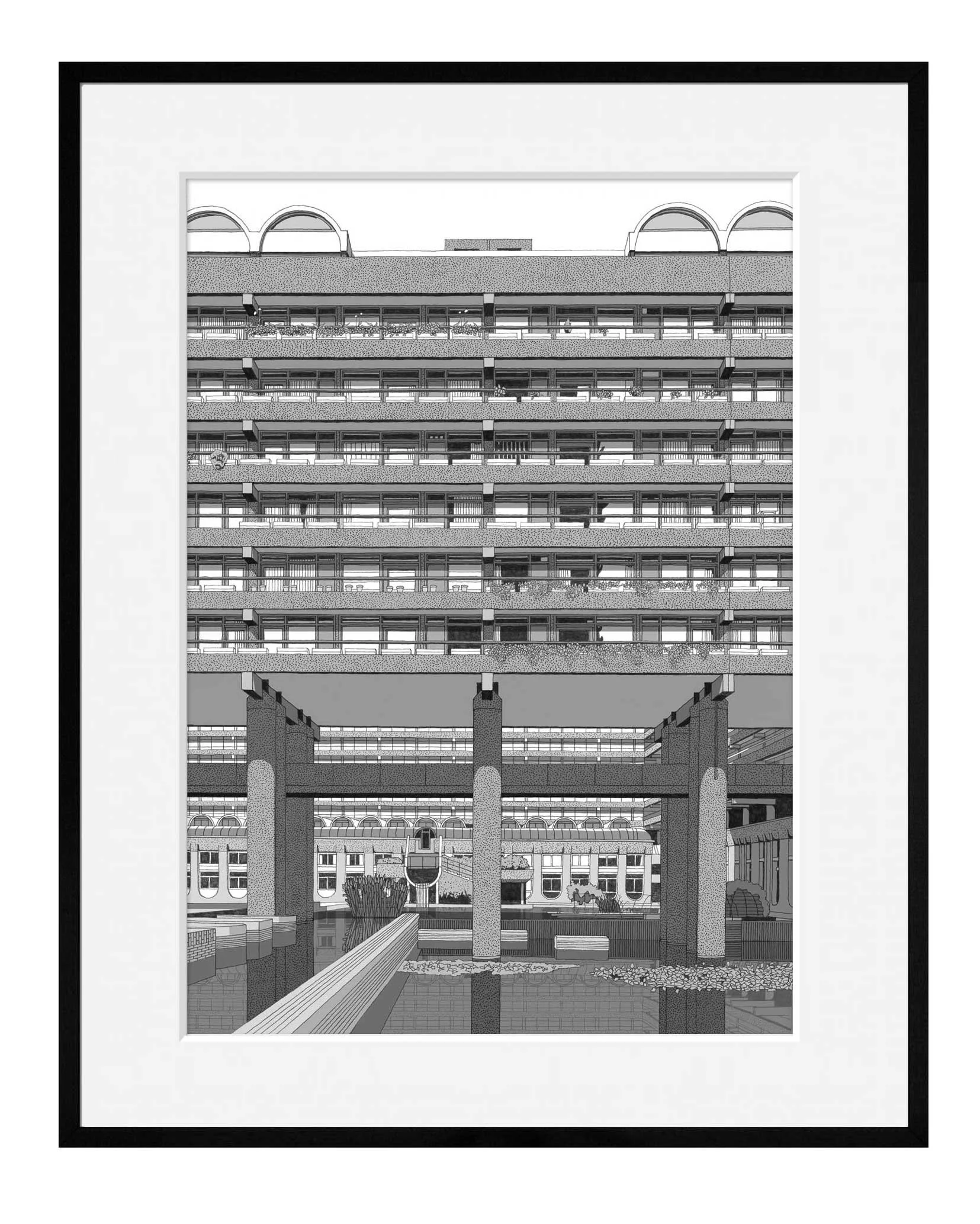 Shop_framed_City-of-London_Gilbert-House-and-pond_BW.jpg
