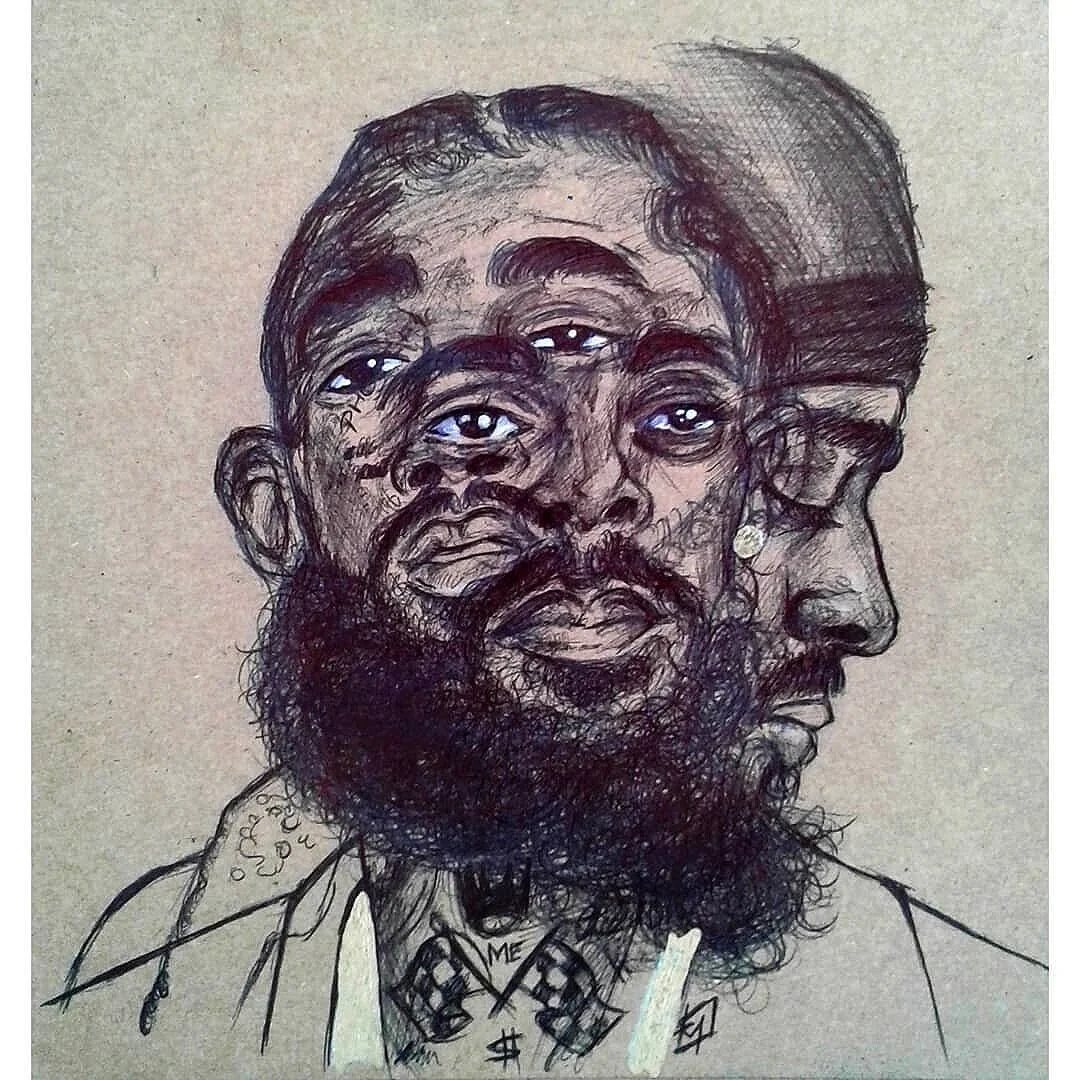 One Legend, Three Faces - Nipsey Hussle  (2019)