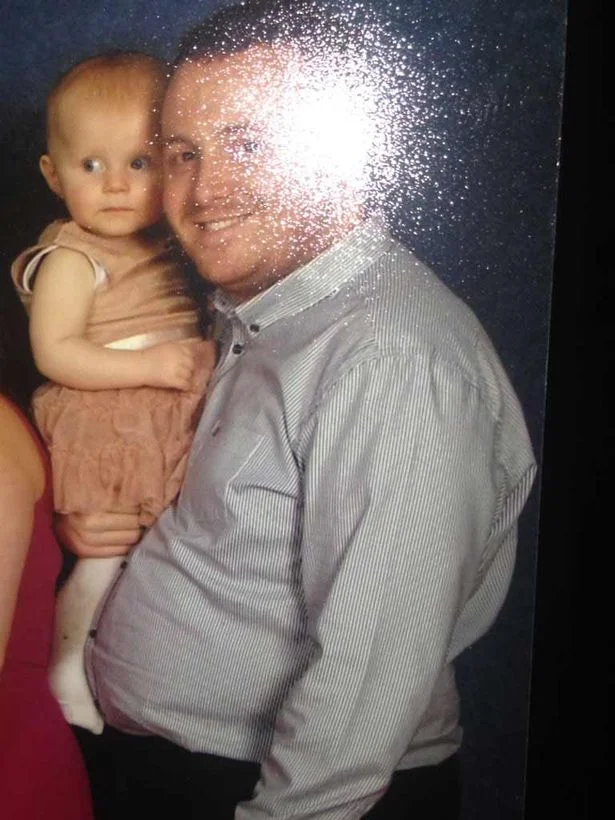 This picture of Little, weighing 23 stone, convinced him to go to the gym six years ago