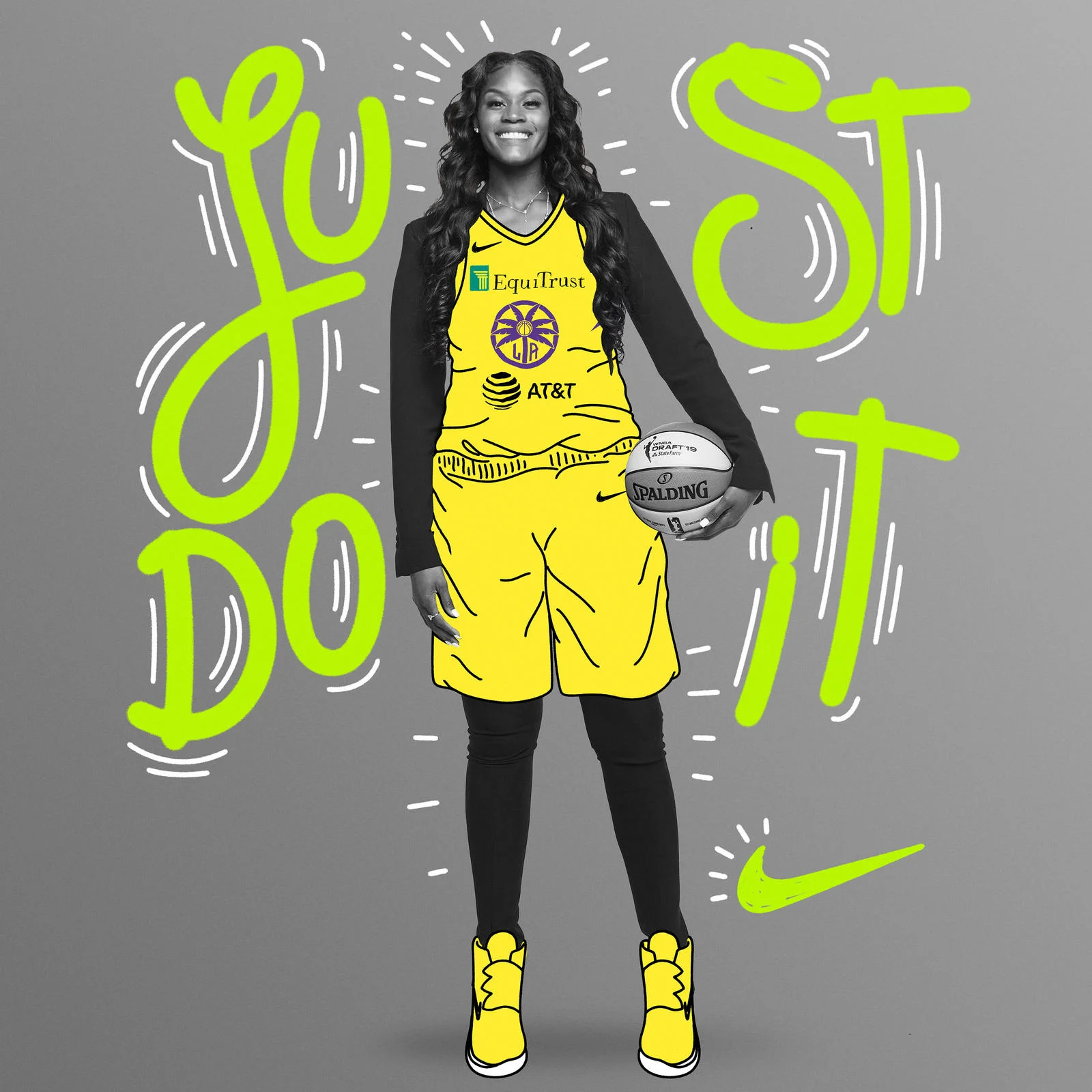 The 6’7″ center won a national championship in 2019 and ends her collegiate career with the highest career field goal percentage in Lady Bears history. Brown is thrilled to join the Nike family after wearing the brand since her youth playing days.