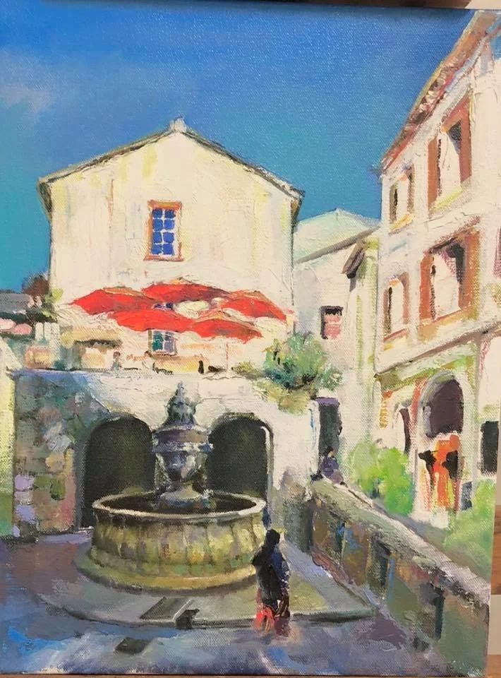 La Fontaine, St Paul de Vence, Provence France