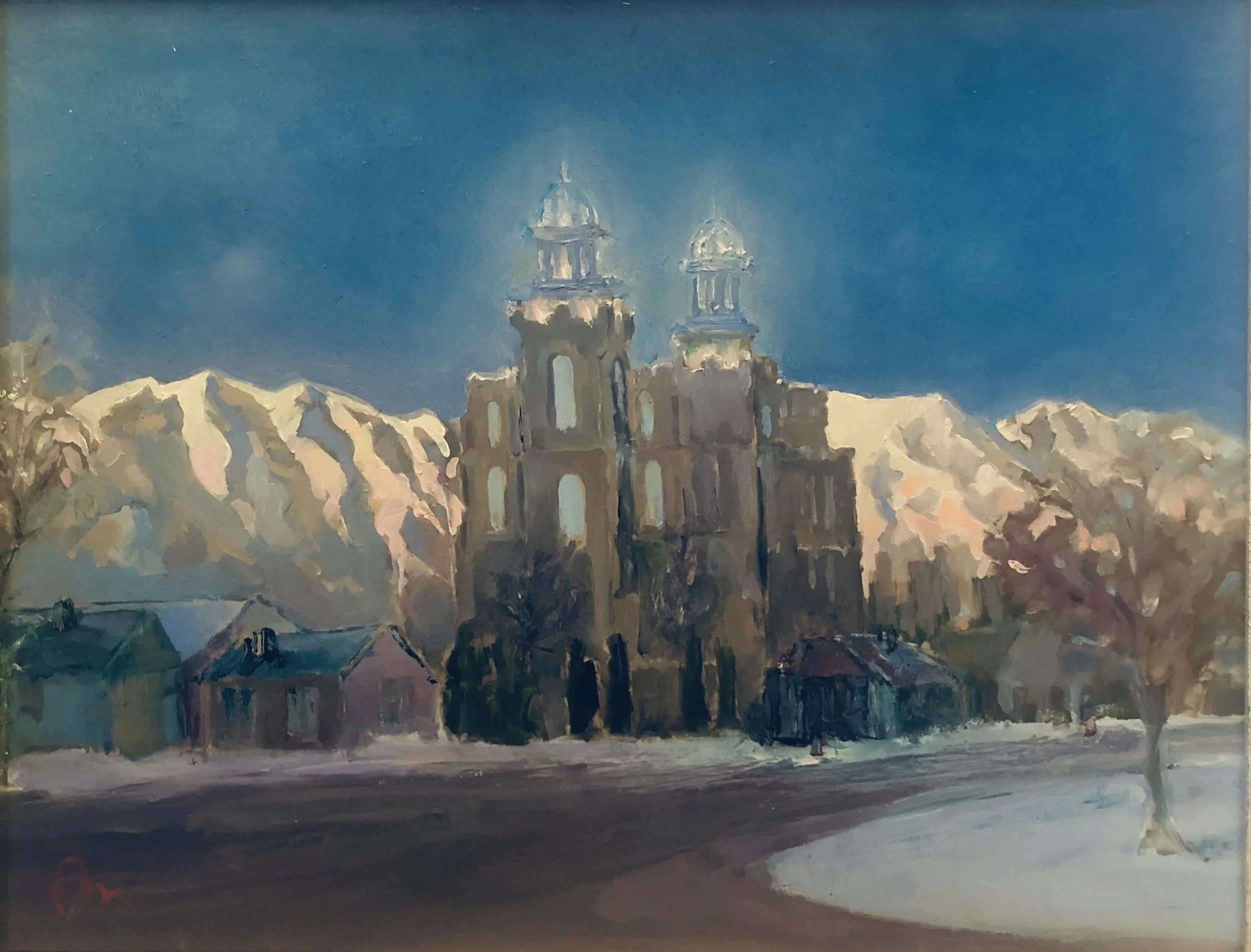 Logan Temple at Break of Dawn