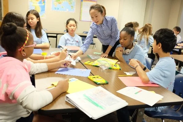 Ms. Sara Park uses art to teach Korean language and culture