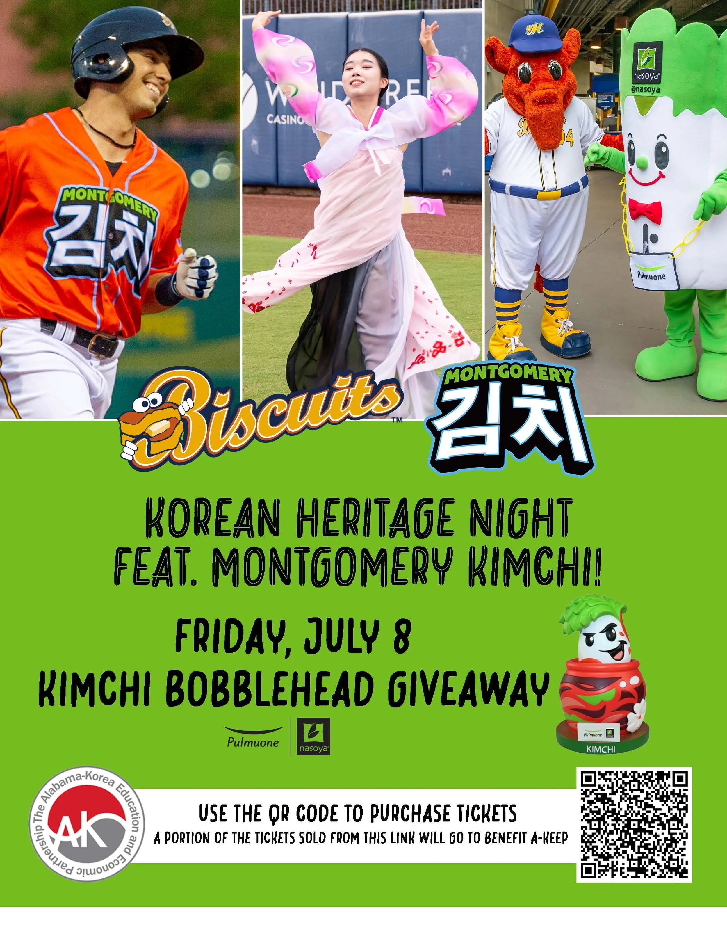 MONTGOMERY KIMCHI BASEBALL and AKEEP FUNDRAISER! 