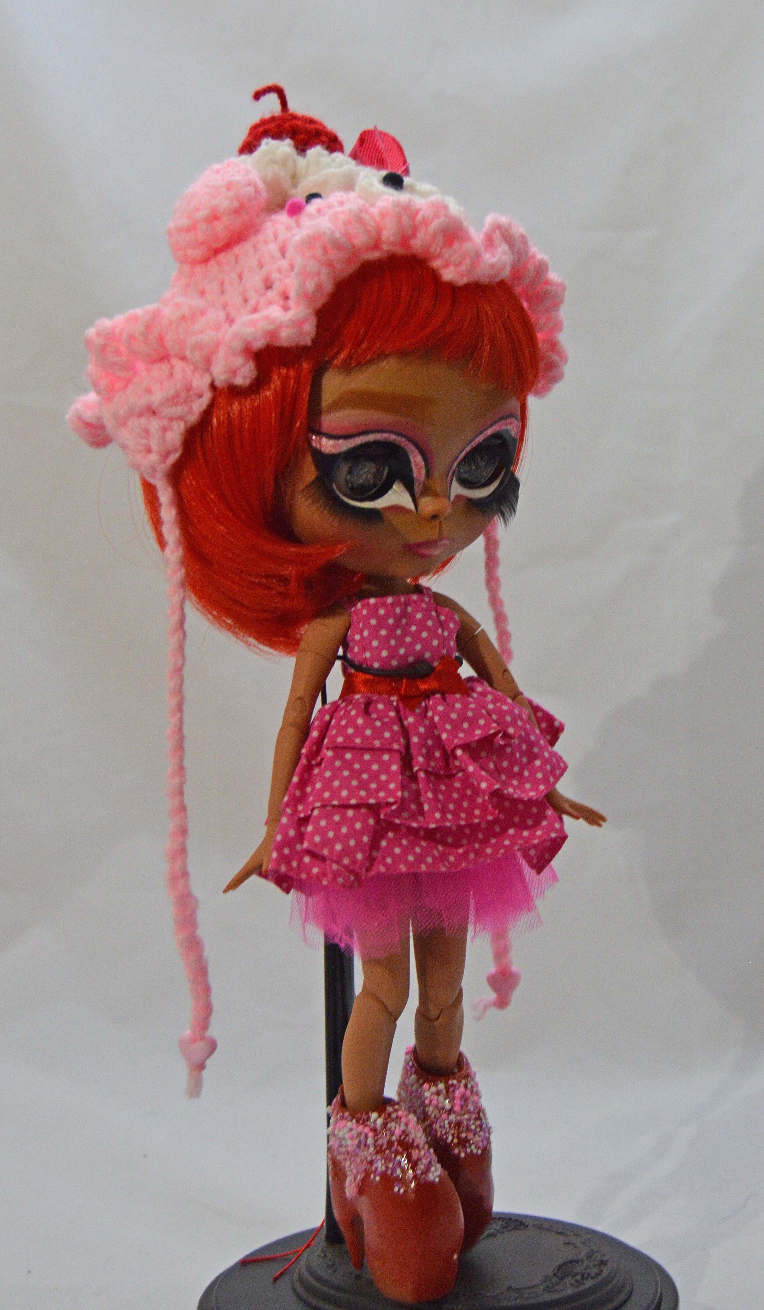 (#12) 75 Apples Art- Neo Blythe Doll OOAK- BLYTHE Doll Custom TBL Sweet Candy McQueen